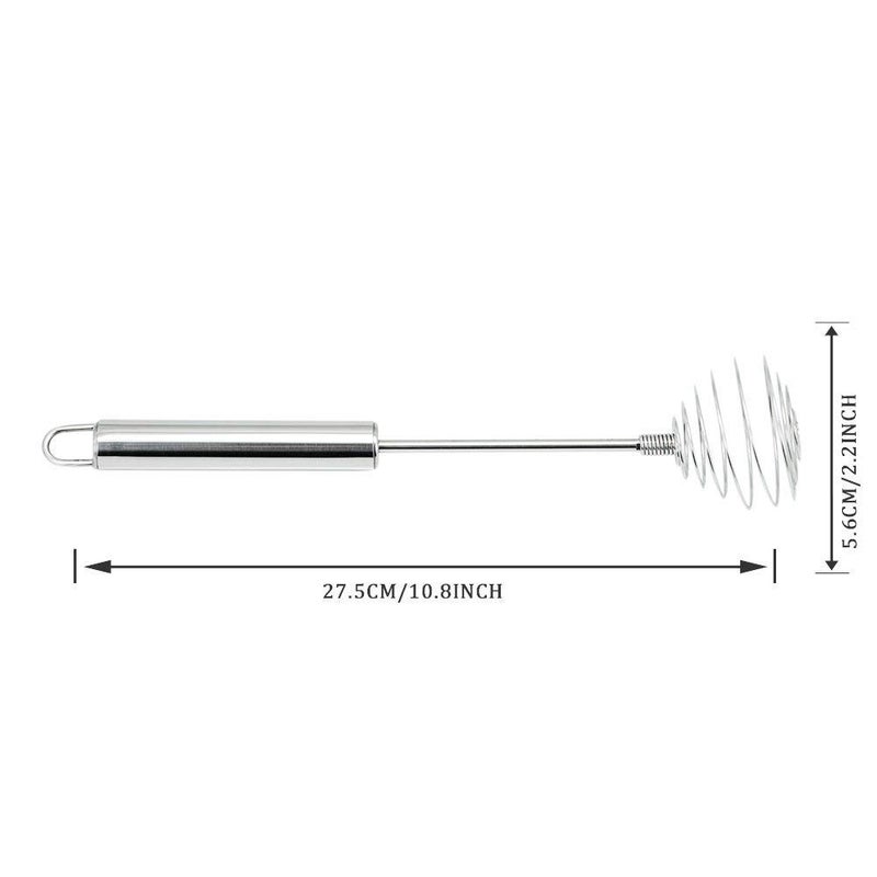 TAFOND Whisk, Stainless Steel Spring Whisk, Balloon Whisk Egg Beater for Blending, Whisking, Beating, or Stirring - Image 3